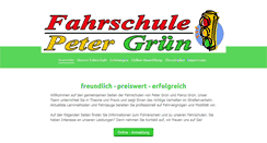 Desktop Screenshot of fahrschule-peter-gruen.de