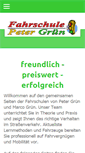Mobile Screenshot of fahrschule-peter-gruen.de